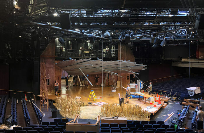 Building the set for Oklahoma! at Chichester Festival Theatre