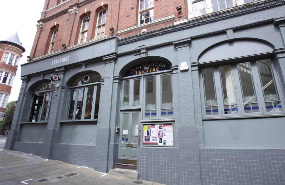 The former Pentameters Theatre, situated above the Horseshoe pub in Hampstead. The venue will reopen as the Circle and Star Theatre in December The former Pentameters Theatre, situated above the Horseshoe pub in Hampstead. The venue will reopen as the Circle and Star Theatre in December