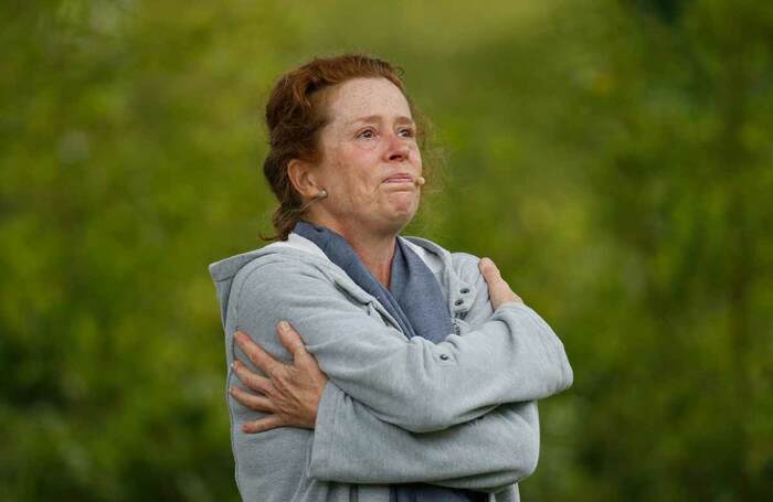 Lisa Howard in Every Time a Bell Rings at Rowntree Park, York. Photo: Northedge Photography