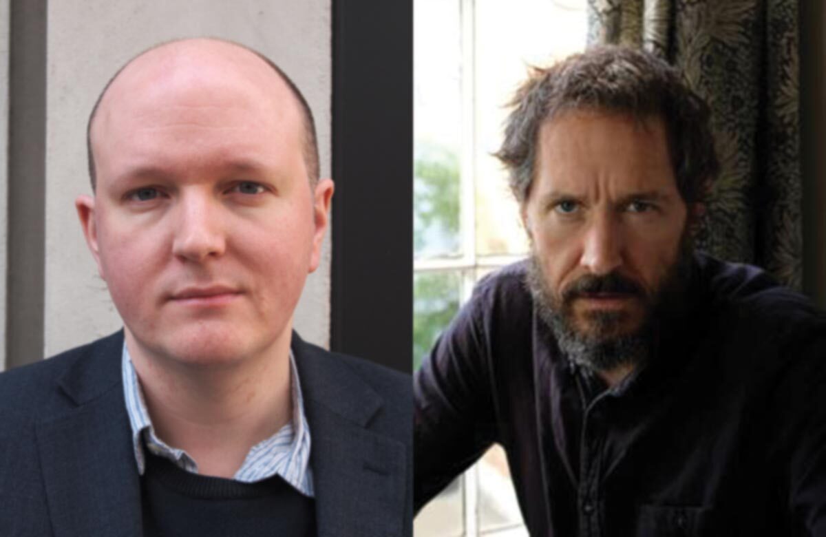 Phoenix author Mike Bartlett and actor Bertie Carvel