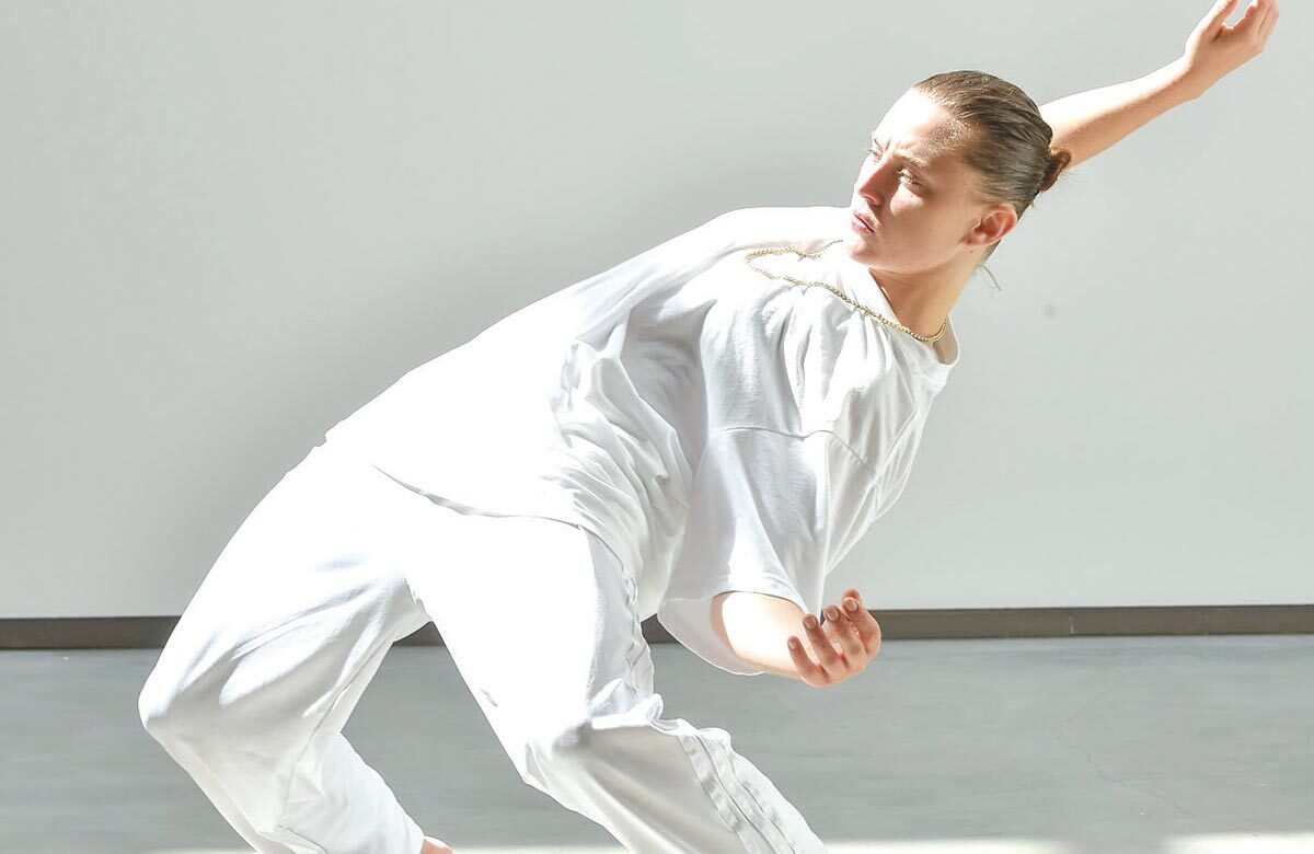 Oona Doherty performing in 2021. Photo: Simon Harrison