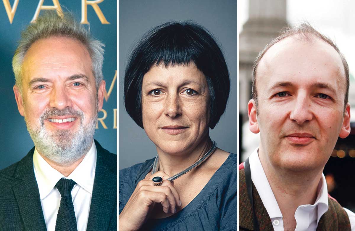 Sam Mendes, Caro Newling and Julian Bird. Photos: Aemelia Taylor/Pamela Raith