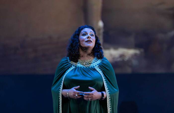 Mami Wata at the Linbury Theatre, Royal Opera House, London. Photo: Ellie Kurttz