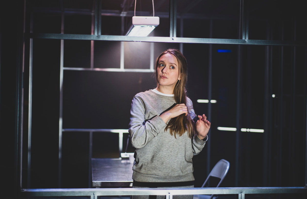 Emily Head in The System. Photo: James Findlay Emily Head in The System. Photo: James Findlay