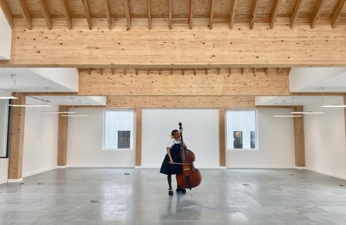 Rehearsal space at Clod Ensemble's new home in Greenwich