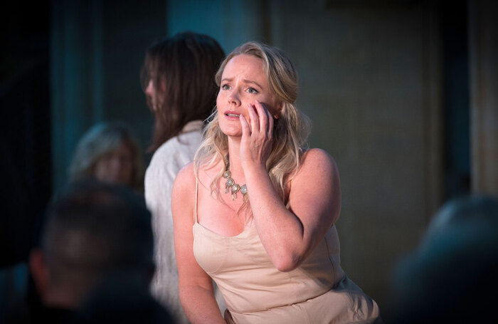 Lizzie Holmes in Barefoot Opera’s Orfeo ed Euridice at London's Arcola Theatre. Photo: Peter Mould