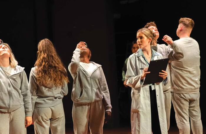 ArtsEd Foundation Acting students in a dress rehearsal. Photo: Liza Heinrichs