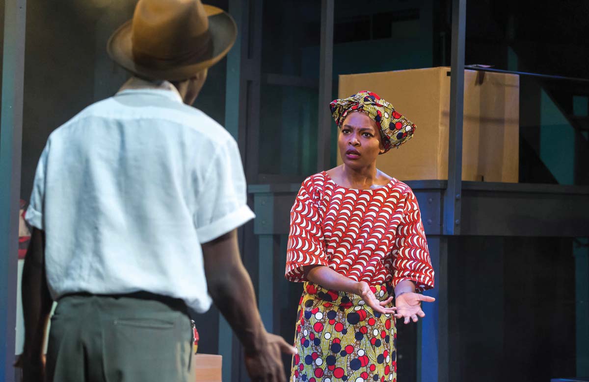 Students from Mountview&rsquo;s BA Acting course perform Beneatha&rsquo;s Place by Kwame Kwei-Armah in April 2021. Photo: Robin Savage