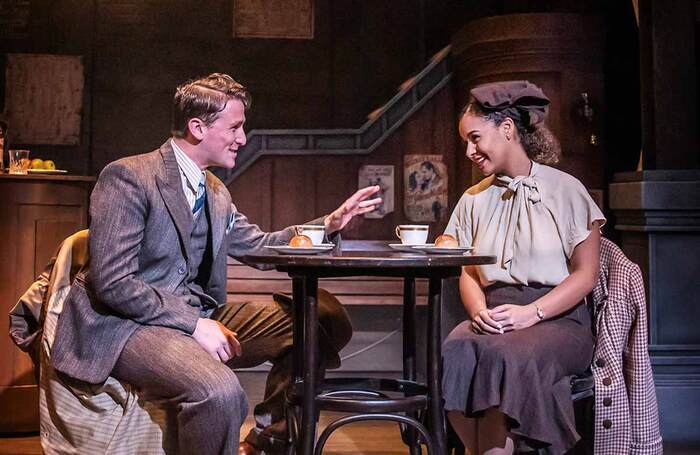 Callum McIntyre and Laura Lake Adebisi in Brief Encounter at Watermill Theatre, Newbury. Photo: Pamela Raith Callum McIntyre and Laura Lake Adebisi in Brief Encounter at Watermill Theatre, Newbury. Photo: Pamela Raith