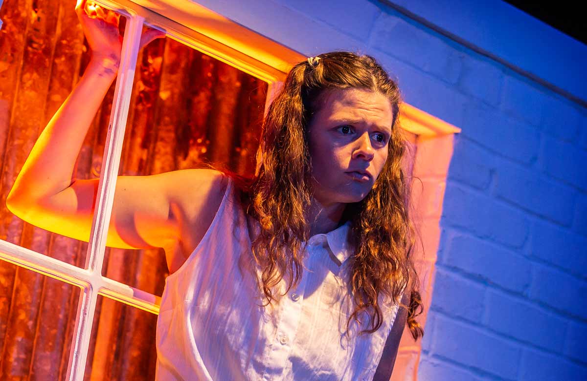 Jessica Zerlina Leafe in The Sugar House at the Finborough Theatre. Photo: Pamela Raith