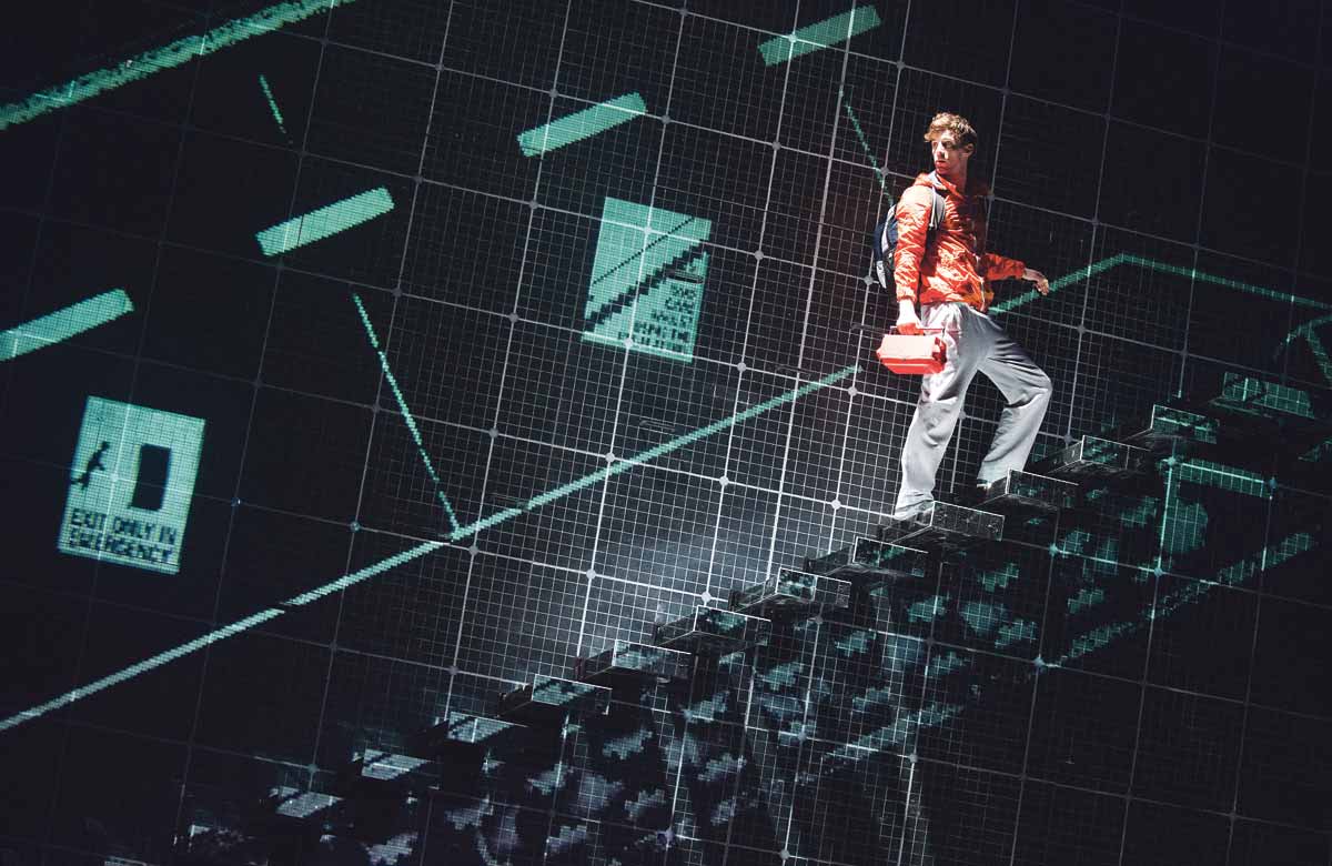  Luke Treadaway playing Christopher Boone in The Curious Incident of the Dog in the Night-Time at London’s Apollo Theatre. Photo: Tristram Kenton