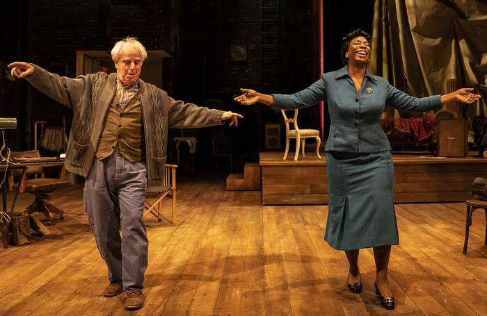 Gary Lilburn and Tanya Moodie in Trouble In Mind at the National Theatre. Photo: Johan Persson