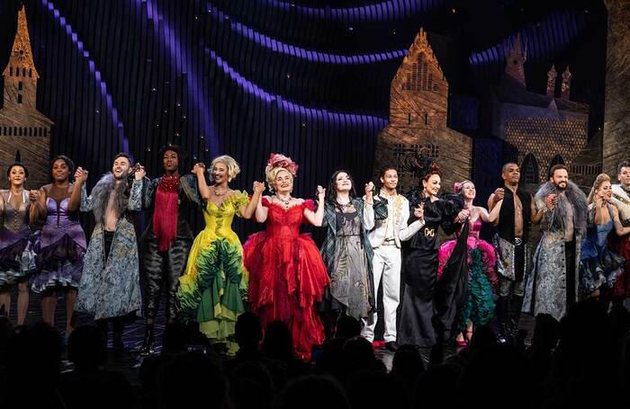 Cast of Cinderella at the curtain call of the show's reopening on February 3, 2022 Cast of Cinderella at the curtain call of the show's reopening on February 3, 2022