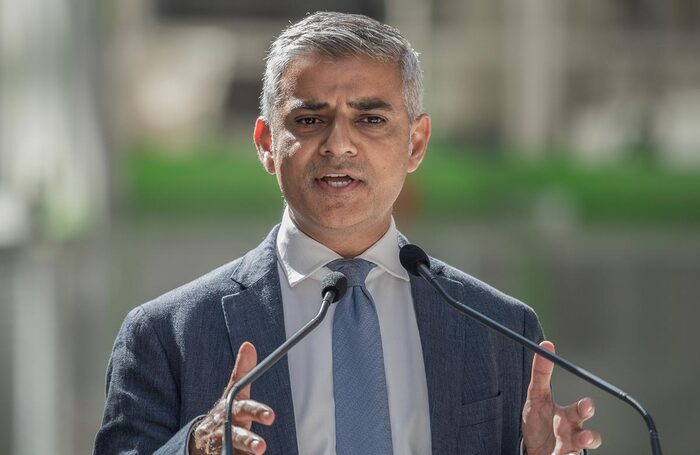 London mayor Sadiq Khan. Photo: Shutterstock