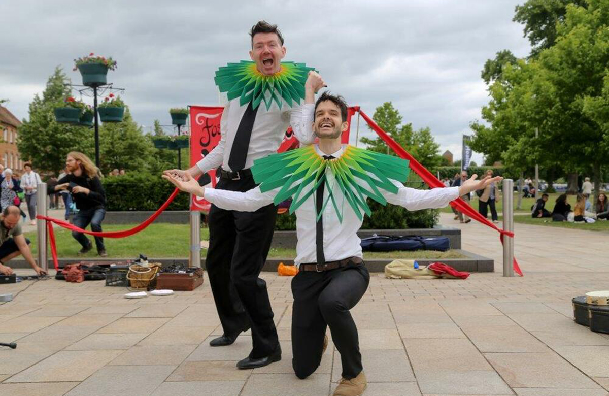 A protest festival by campaign group BP or Not BP? in 2018. Photo: Diana More