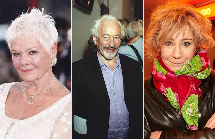 Judi Dench, Simon Callow and Zo&euml; Wanamaker. Photo: Shutterstock/Tomas Turpie