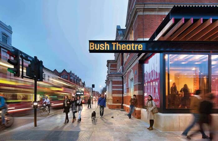 The Bush Theatre on Uxbridge Road in 2017, after refurbishment The Bush Theatre on Uxbridge Road in 2017, after refurbishment