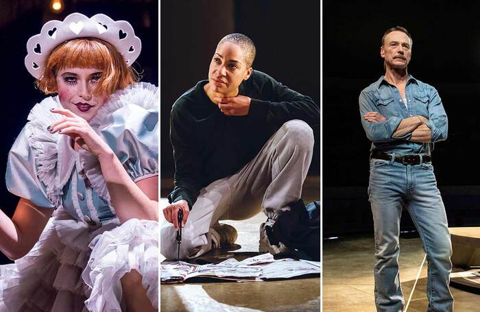 Jessie Buckley in Cabaret, Cush Jumbo in Hamlet and Ben Daniels in The Normal Heart. Photos: Marc Brenner/Helen Murray/Helen Maybanks Jessie Buckley in Cabaret, Cush Jumbo in Hamlet and Ben Daniels in The Normal Heart. Photos: Marc Brenner/Helen Murray/Helen Maybanks