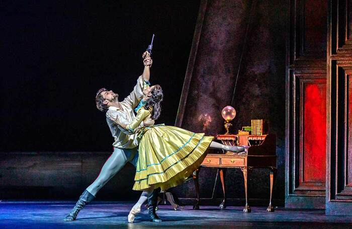 Evan Loudon and Sophie Martin in Kenneth MacMillan's The Scandal at Mayerling at Theatre Royal Glasgow. Photo: Andy Ross Evan Loudon and Sophie Martin in Kenneth MacMillan's The Scandal at Mayerling at Theatre Royal Glasgow. Photo: Andy Ross