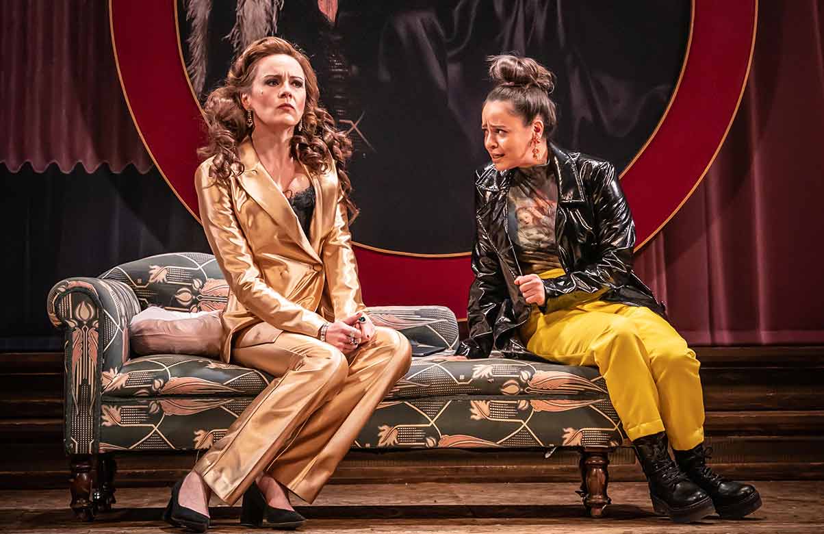 Rachael Stirling and Aysha Kala in Scandaltown. Photo: Marc Brenner Rachael Stirling and Aysha Kala in Scandaltown. Photo: Marc Brenner