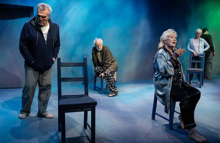 Five Characters in Search of a Good Night's Sleep at Southwark Playhouse. Photo: Bessell Photography