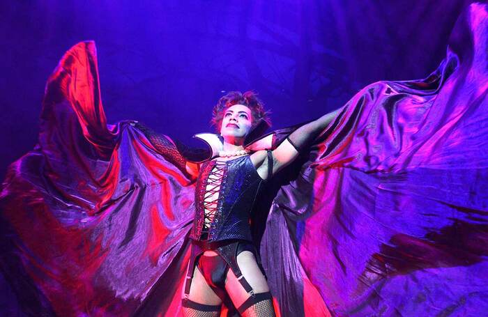 David Bedella in The Rocky Horror Show at the Playhouse Theatre, London in 2006. Photo: Tristram Kenton