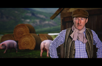 Adrian Dunbar as an extra in the 25th anniversary production of Stones in his Pockets