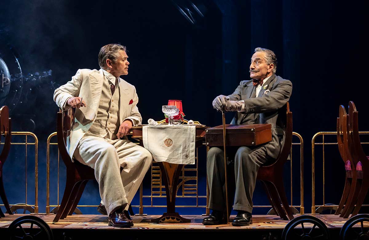 Murder on the Orient Express at Festival Theatre, Chichester, starring Henry Goodman and Murder on the Orient Express at Festival Theatre, Chichester, starring Henry Goodman and