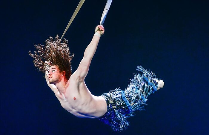 Randy Forgione Vega in Giffords Circus’ ¡Carpa! Photo: Andrew Payne