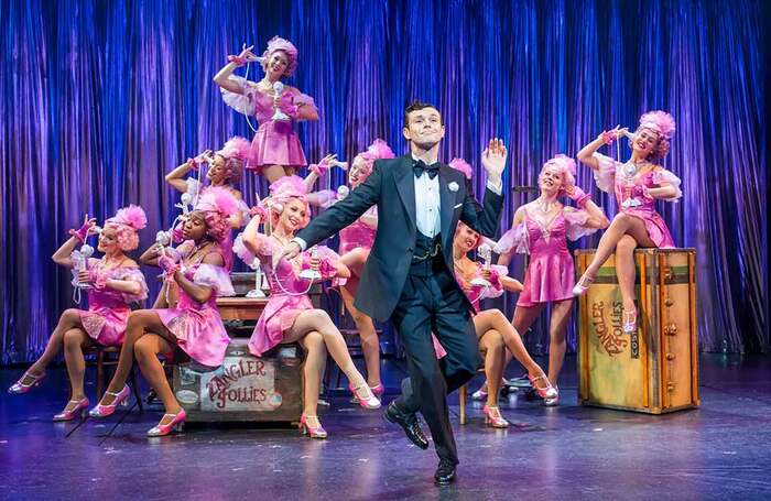 2 Charlie Stemp (centre) in Crazy for You at Chichester Festival Theatre. Photo: Tristram Kenton