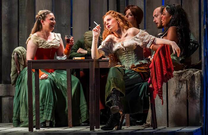 Anne Sophie Duprels in Margot la Rouge / Le Villi at Opera Holland Park, London. Photo: Tristram Kenton