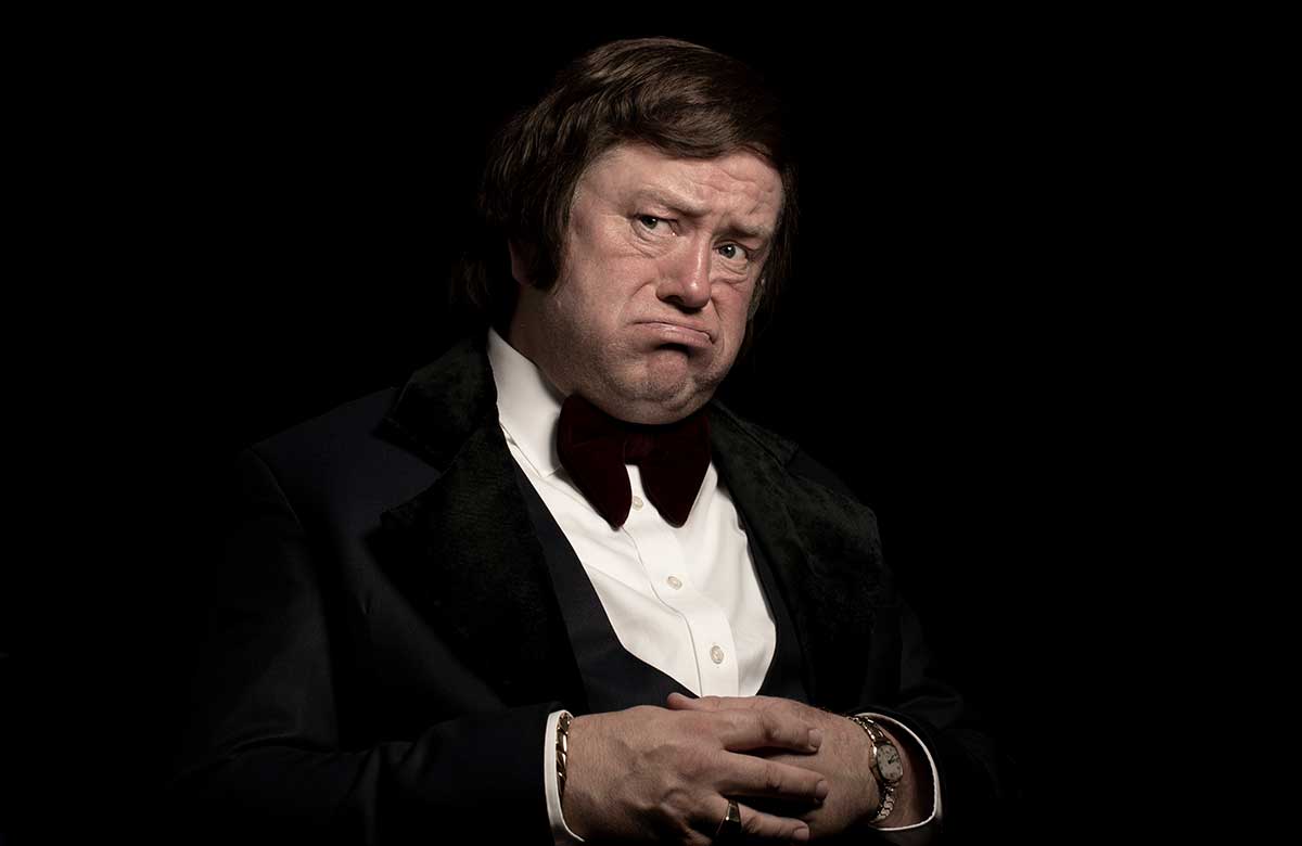 Jon Culshaw in Les Dawson – Flying High at Assembly George Square, Edinburgh. Photo: Andy Hollingworth