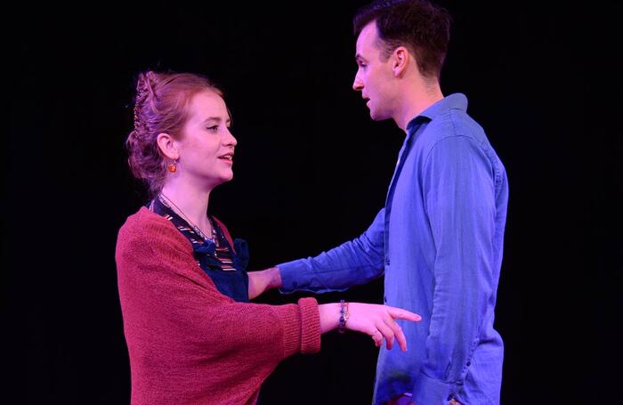 Mairead Tyers and Harry Butler in Changing the Sheets at Assembly Rooms, Edinburgh. Photo: Richard Young