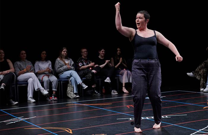 Katherina Radeva in 40/40 at Zoo Southside, Edinburgh. Photo: Garry Cook