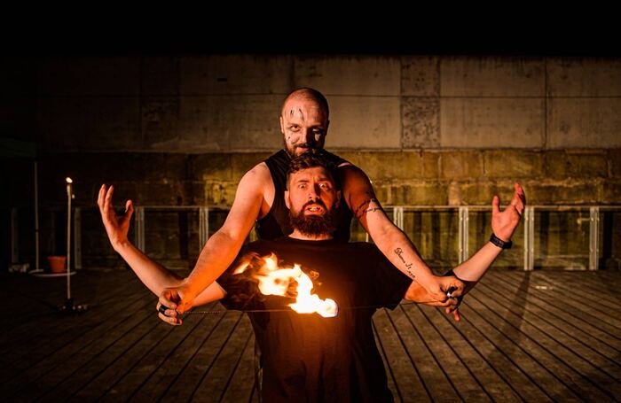 A scene from Faustus at Stage at the Dock, Hull. Photo: Larkin Media