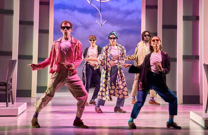 The company of Playtime at Royal and Derngate, Northampton. Photo: Manuel Harlan The company of Playtime at Royal and Derngate, Northampton. Photo: Manuel Harlan