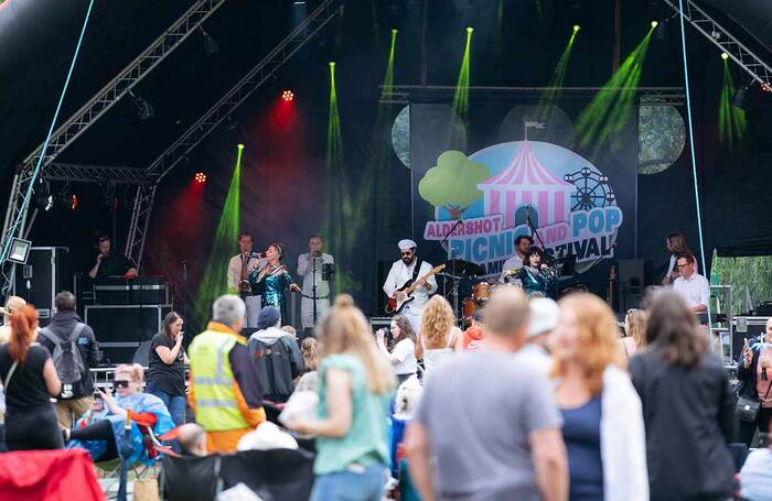 Chic to Chic, one of the acts claiming to be owed money, performing in 2021