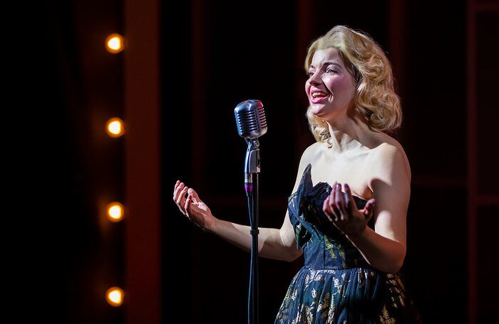 Katie Elin-Salt in Are You As Nervous As I Am? at Greenwich Theatre, London. Photo: Pamela Raith