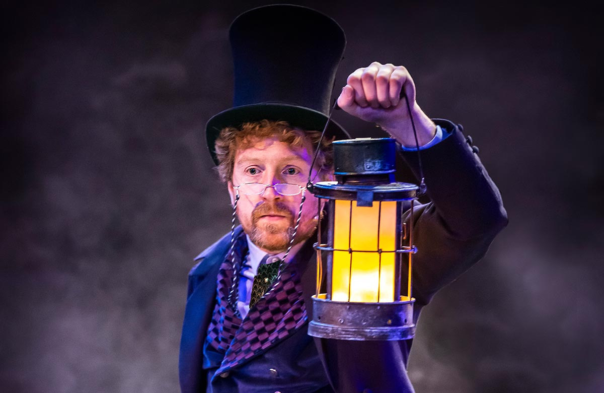 Laurie Jamieson in A Christmas Carol at Octagon Theatre, Bolton. Photo: Pamela Raith