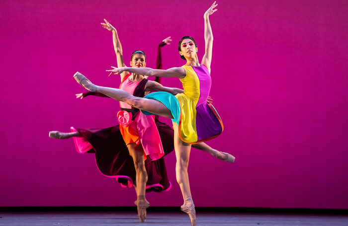 Mayara Magri and Yasmine Naghdi in Prima, part of The Royal Ballet: A Diamond Celebration at the Royal Opera House. Photo: Tristram Kenton