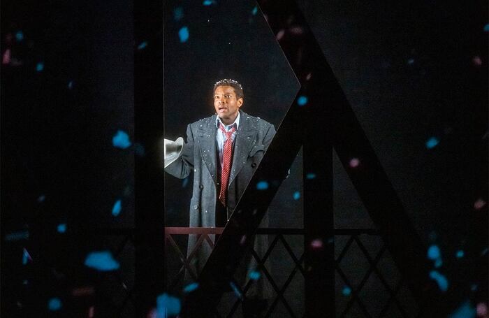 Frederick Ballentine in It's a Wonderful Life at London Coliseum. Photo: Tristram Kenton