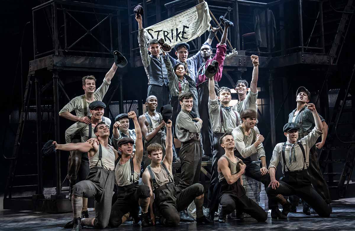 Newsies The Musical Review At Troubadour Wembley Park Starring Michael Ahomka Lindsay And Bronte Barbe