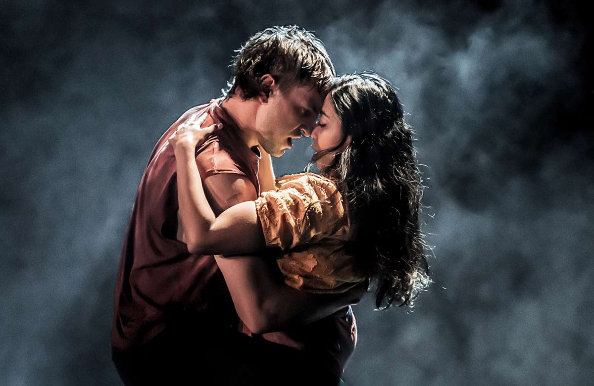 Paul Mescal and Anjana Vasan in A Streetcar Named Desire at the Almeida Theatre, London. Photo: Marc Brenner