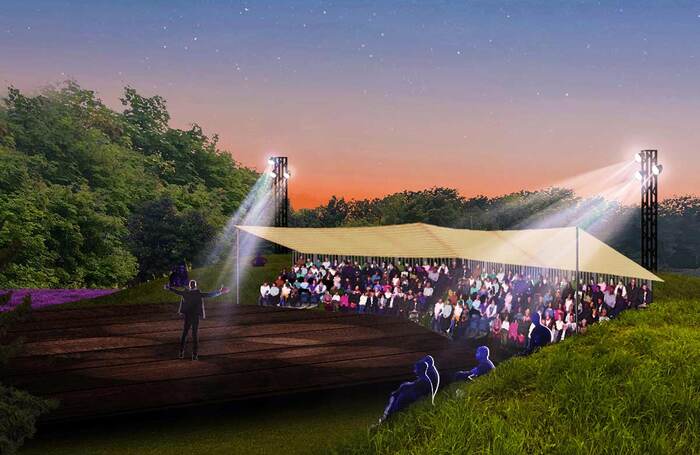 Artist's impression of the Lavender Theatre in Epsom, Surrey