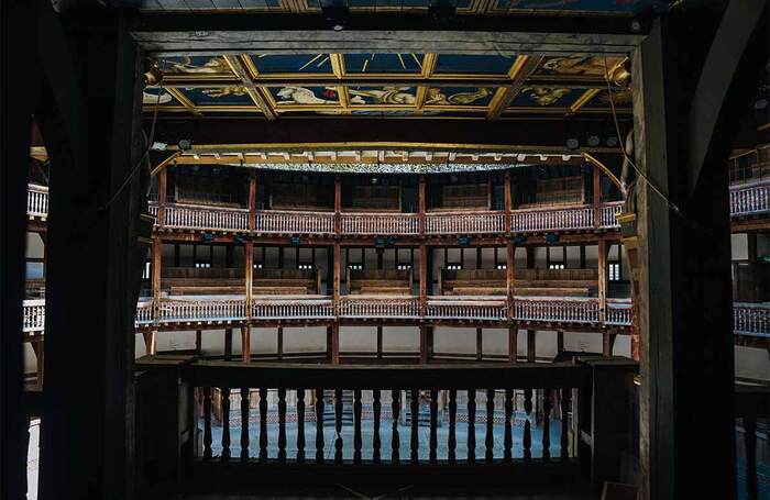 The open-air 1,570-capacity main space of Shakespeare’s Globe, London. Photo: Helen Murray