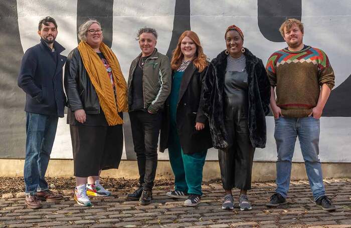 Unlimited's Tyrrell Jones, Jamie Fletcher, J Spooner, Rachael Abbey, Lauren Nicole Whitter and Ali Pidsley. Photo: Lizzie Coombes Unlimited's Tyrrell Jones, Jamie Fletcher, J Spooner, Rachael Abbey, Lauren Nicole Whitter and Ali Pidsley. Photo: Lizzie Coombes