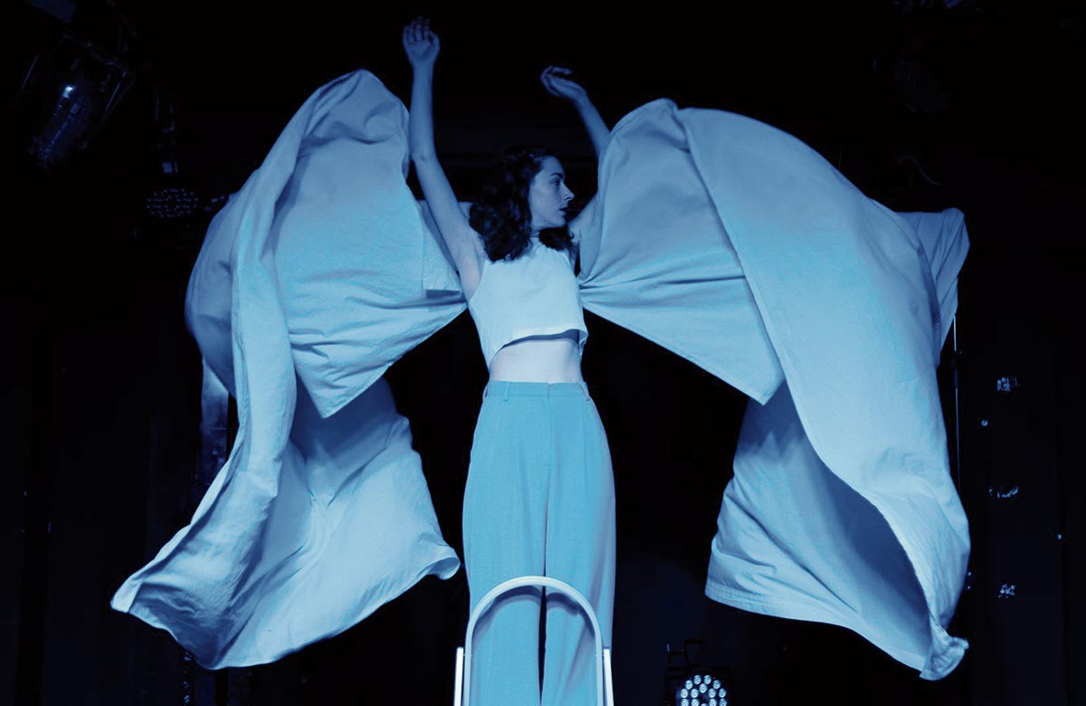 Libby Boyd&nbsp;in The Dissent at Vault Festival, London