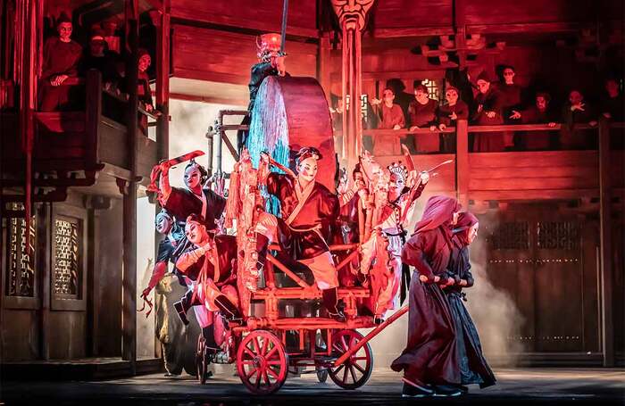 The company in Turandot at Royal Opera House, Covent Garden, London. Photo: Marc Brenner 2