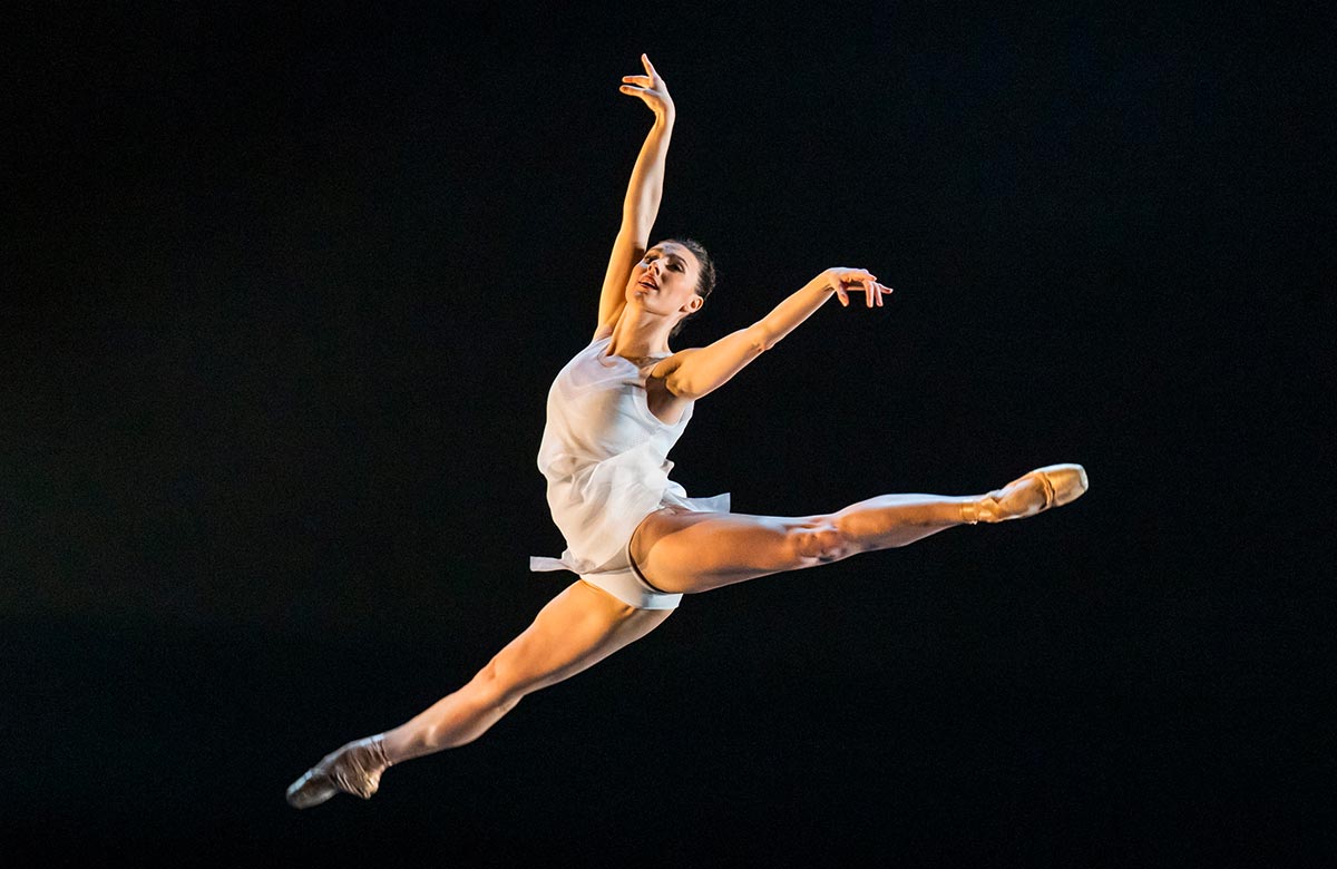 Tiler Peck in Time Spell, part of Turn It Out with Tiler Peck and Friends at Sadler's Wells, London. Photo: Tristram Kenton