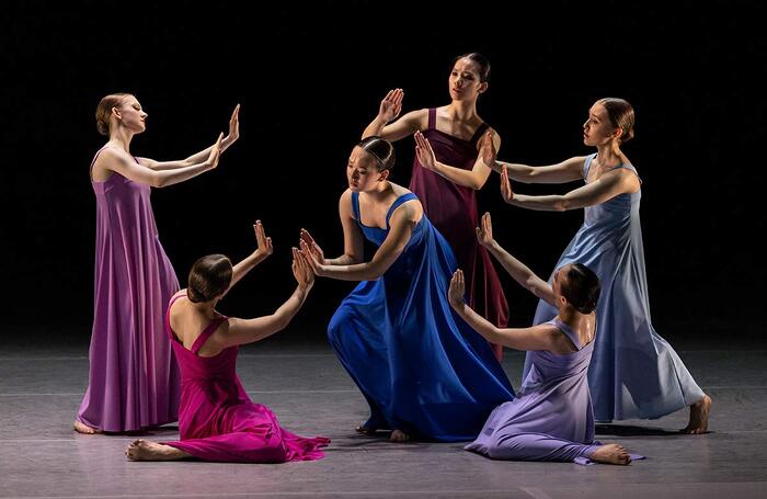 Royal Swedish Ballet School dancers in Stabat Mater, part of On the And, a tribute to Robert Cohan. Photo: Tilo Stengel